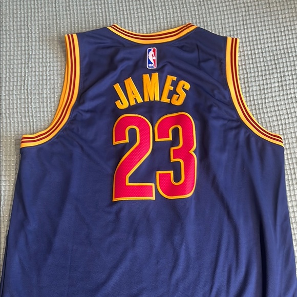Adidas Cavs Blue Basketball Jersey - Picture 2 of 2